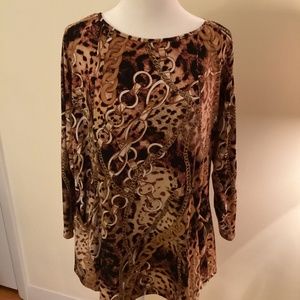 Simonton Says pattern tunic size M
